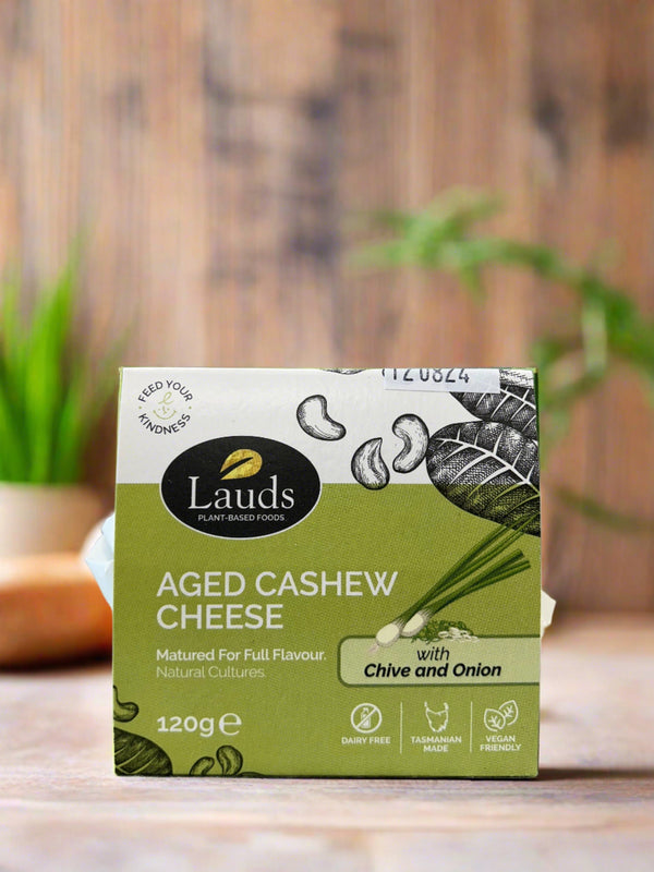Lauds - Aged Cashew Vegan cheese with Chive & Onion
