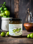 range TASMANIA green tomato & Tasmanian pepperberry pickle