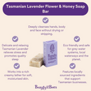 Beauty and the Bees - Tasmanian Lavender & Leatherwood Honey Soap