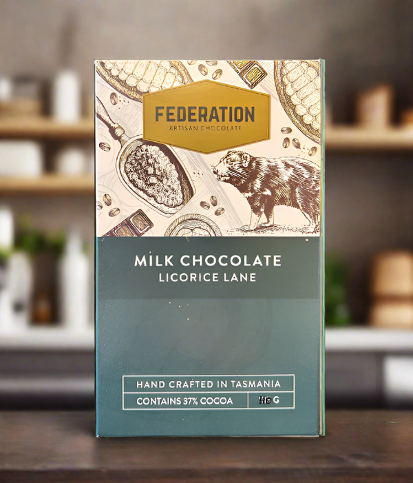 Federation Chocolate Licorice Lane Milk Chocolate