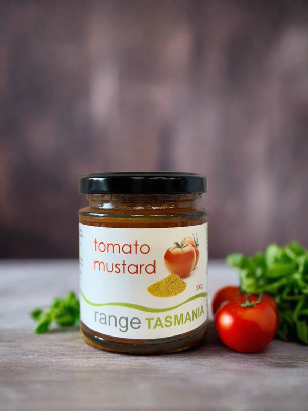 range TASMANIA tomato mustard sauce
