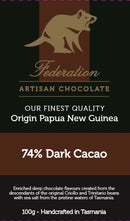 Single Origin Papua New Guinea 74% Dark Cacoa - Tasmanian Gourmet Online