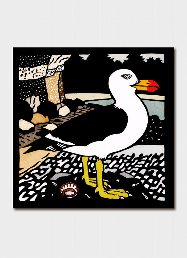 Kit Hiller - Pacific Gull- Greeting Card