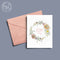Happy Mother's Day Wreath- Greeting Card