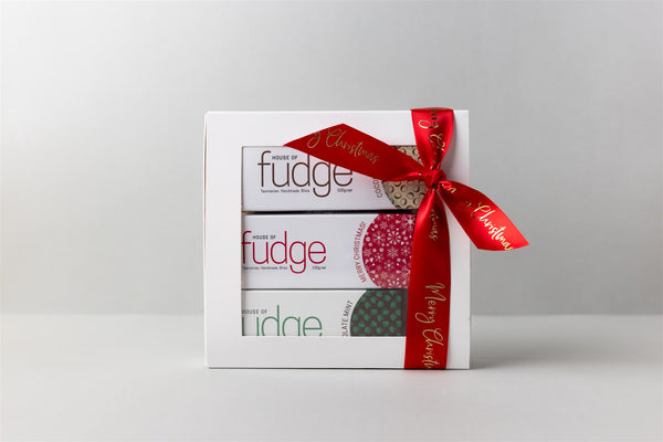 House of Fudge Christmas Gift Box - 3 Fudge