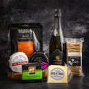 Tasmanian Easter Cheese Platter with Salmon and Sparkling Wine