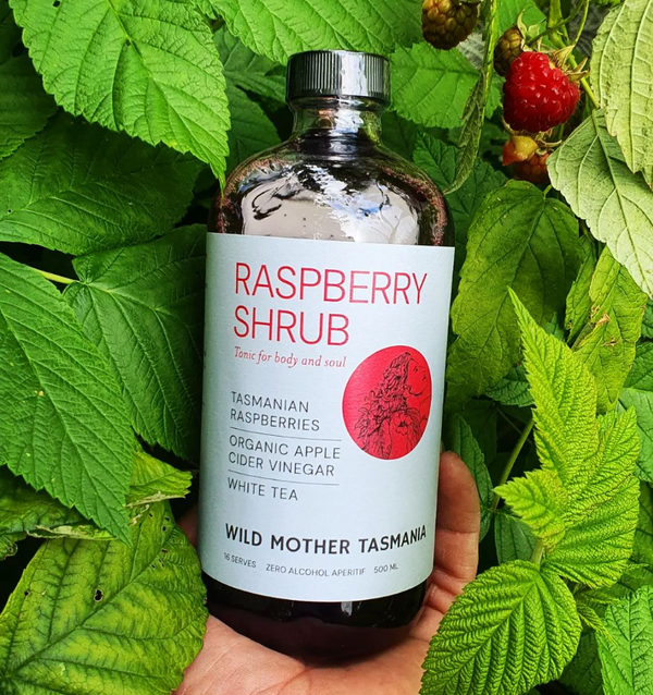 Wild Mother Tasmania - Raspberry Shrub (Tonic for Body & Soul)