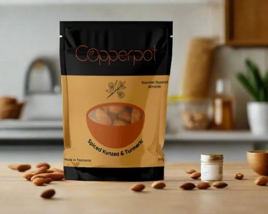 COPPERPOT SPICED KUNZEA & TUMERIC ALMONDS