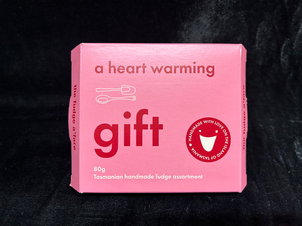 The Fudge a'fare- a heart warning gift