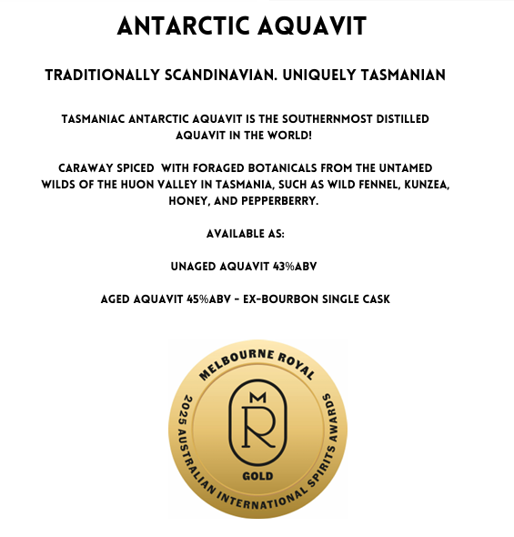 Tasmaniac Distillers - Antarctic Aquavit