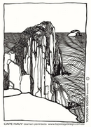 Cape Hauy, Tasman Penisula Tea Towel