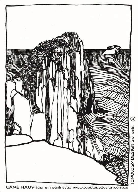 Cape Hauy, Tasman Penisula Tea Towel