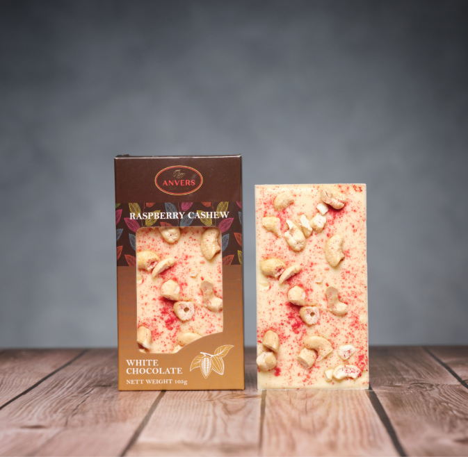 Anvers Chocolate - White Raspberry Cashew