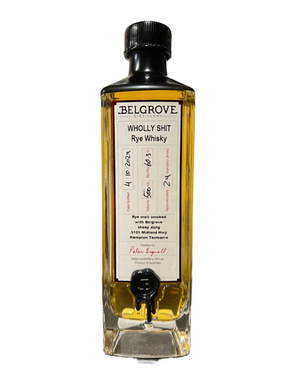 Belgrove Wholly Shit - Natural Cask Strength 60.5%- SIngle Cask