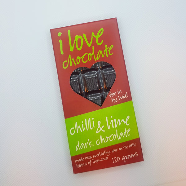 I Love Chocolate - Chilli & Lime Dark Chocolate
