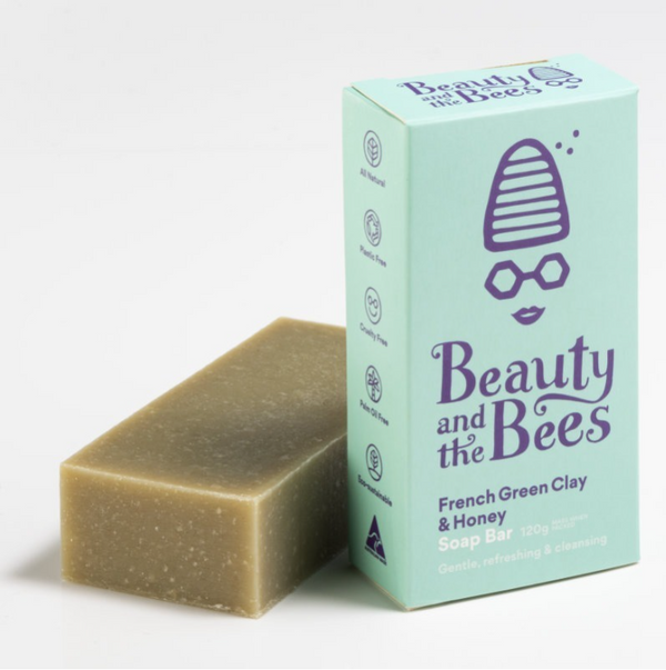 Beauty and the Bees - French Green Clay and Leatherwood Honey Soap