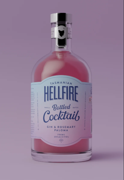 Hellfire - Gin & Rosemary Paloma Cocktail