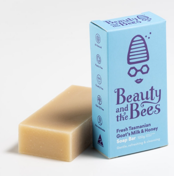 Beauty and the Bees - Tasmanian Goat’s Milk & Honey Soap Bar