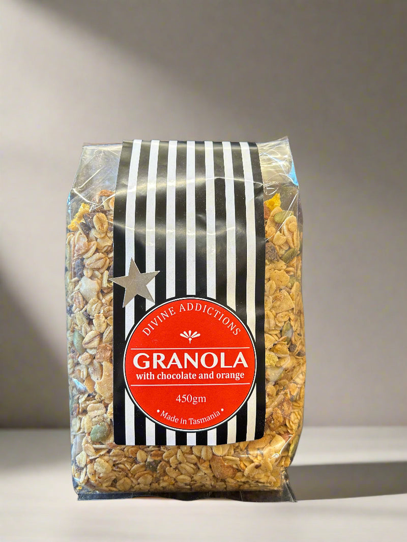 Divine Addictions - Granola with Chocolate & Orange