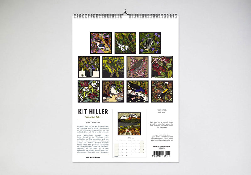 Kit Hiller – 2024 Large Wall Calendar