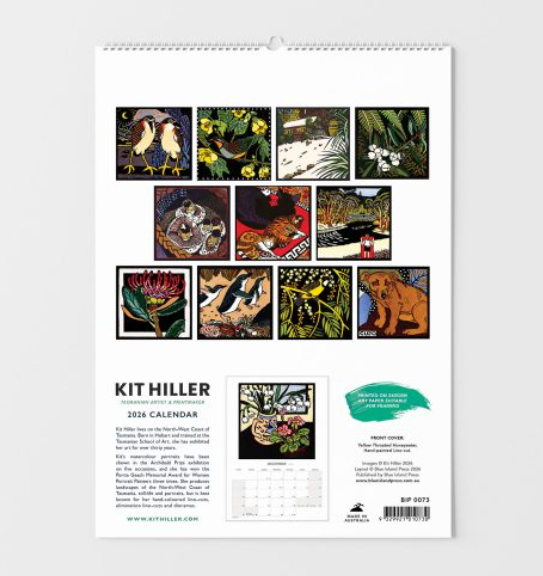 Kit Hiller – 2026 Large Wall Calendar