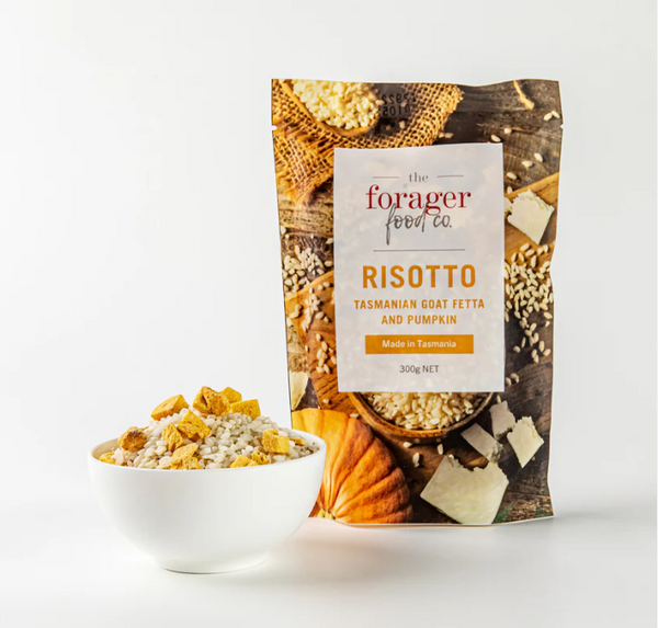 Forager Risotto Rice with Tasmanian Goat Fetta and Pumpkin