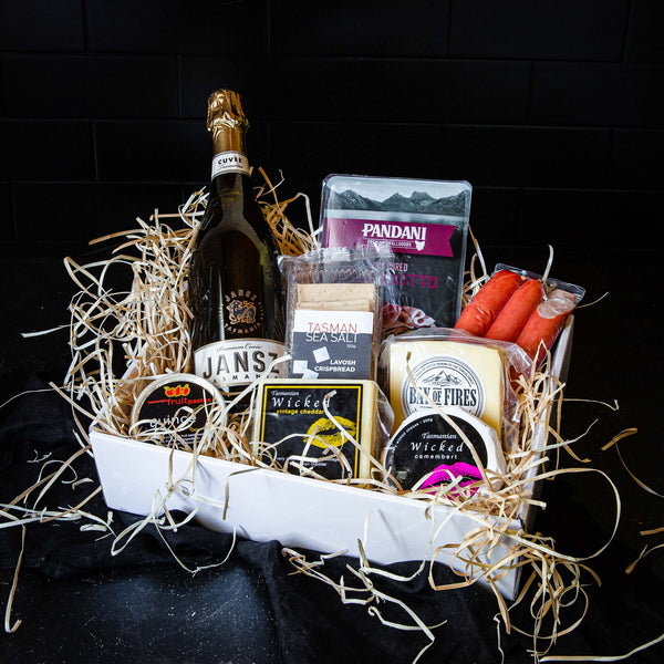 Father's Day Ultimate Cheese Platter with Smallgoods and Tasmanian Sparkling