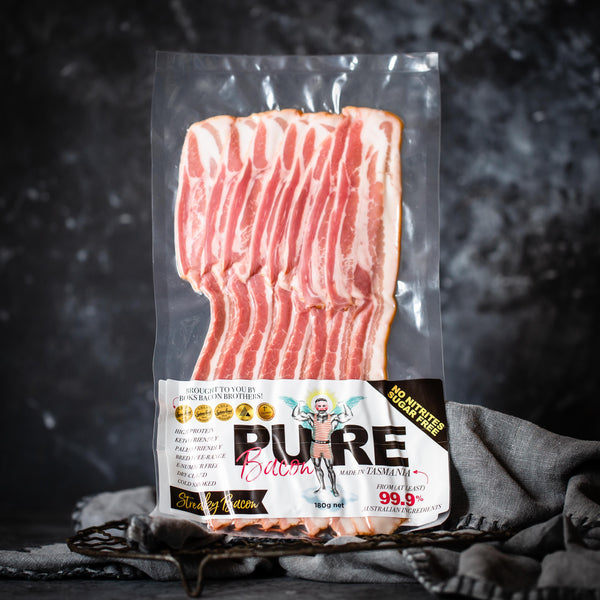 Pure Bacon - Streaky Bacon 180g