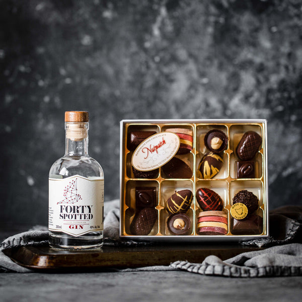 Vegan Chocolates and Forty Spotted Gin