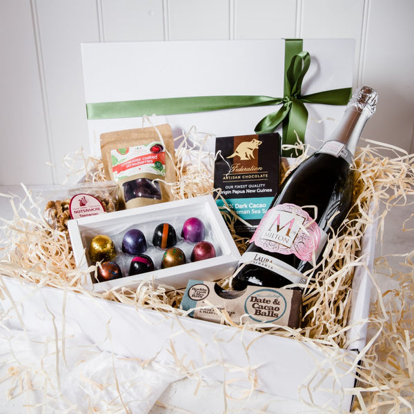 Gift of Vegan Chocolates and Milton Sparkling Rosé