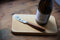 Huon Pine Cheese Board, Knife and Sauvignin Blanc - Tasmanian Gourmet Online