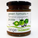 range TASMANIA green tomato & Tasmanian pepperberry pickle