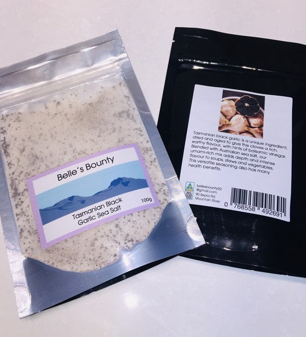 Belle's Bounty Tasmanian Black Garlic Sea Salt