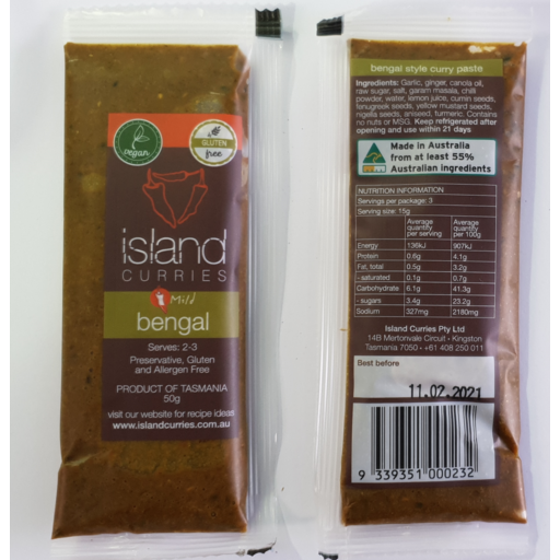 Island Curries 'Bengal' Curry Paste