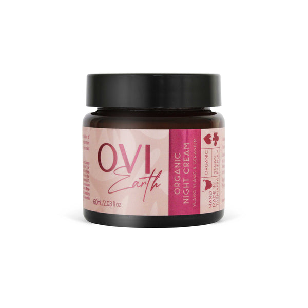 Ovi Earth Organic Night Cream - Ylang Ylang & Geranium