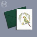 Swift Parrot Card- Greeting Card